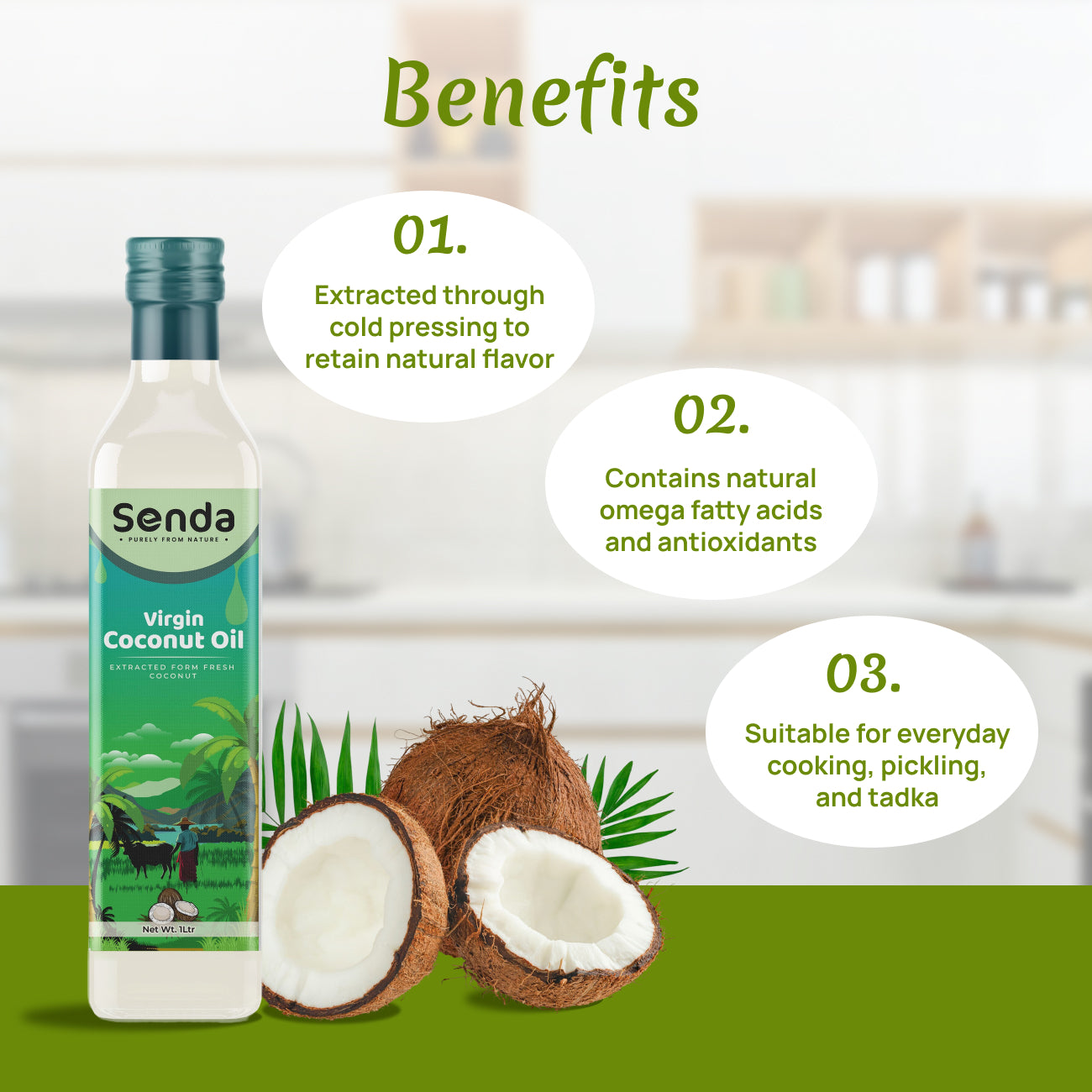 Stone Pressed Coconut Oil