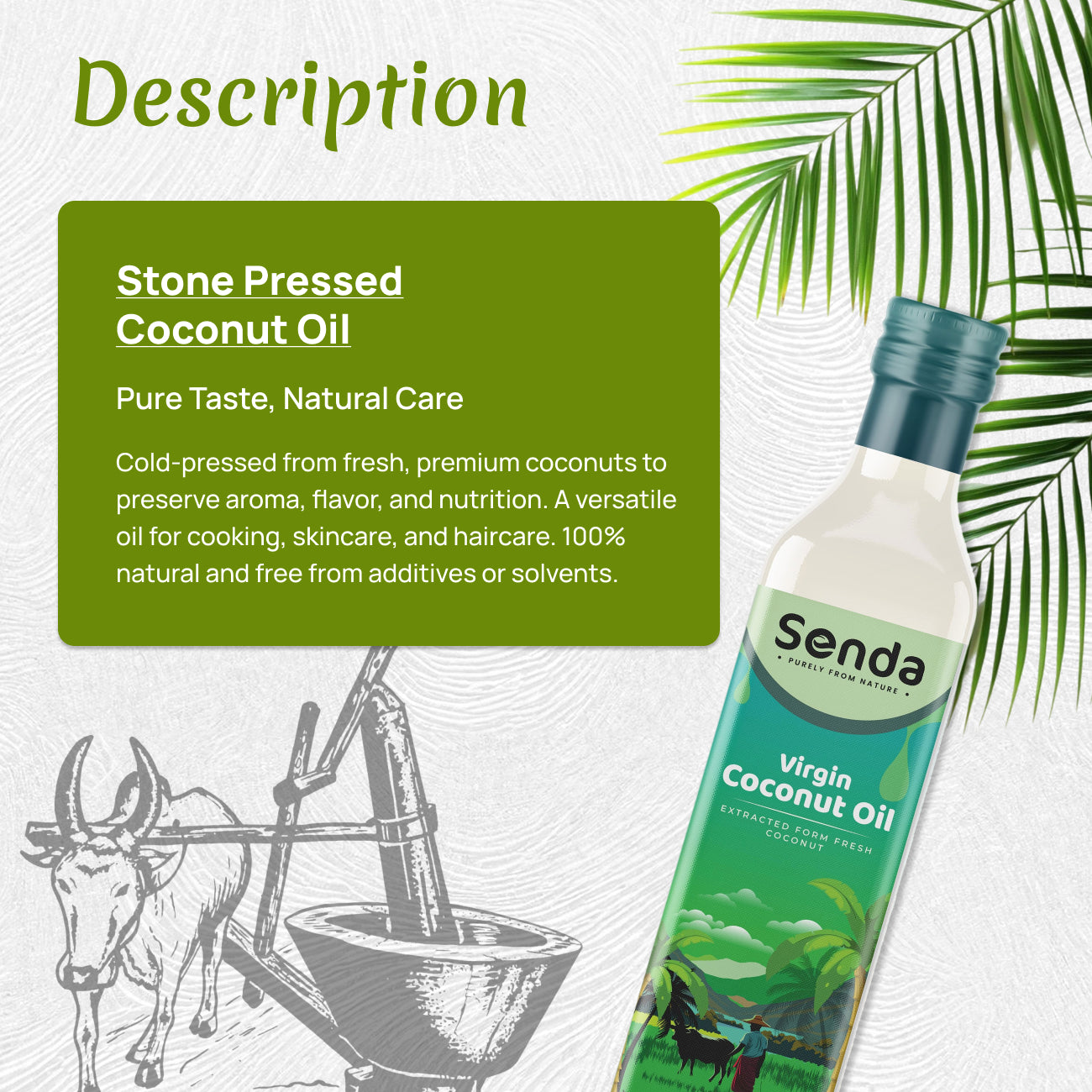 Stone Pressed Coconut Oil