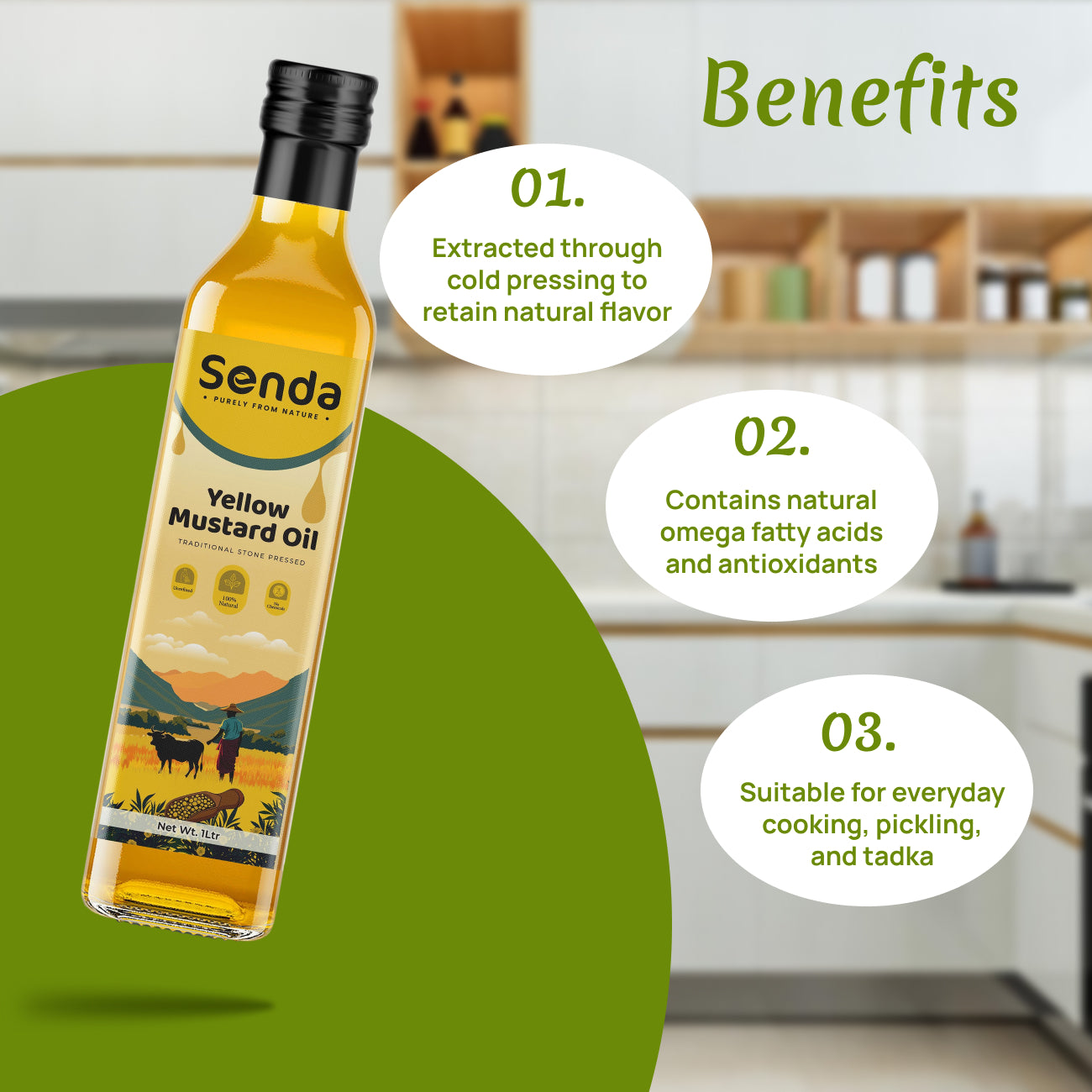 Stone Pressed Mustard Oil